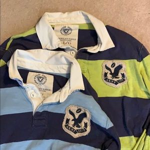 Set of 2 American Eagle rugby shirt